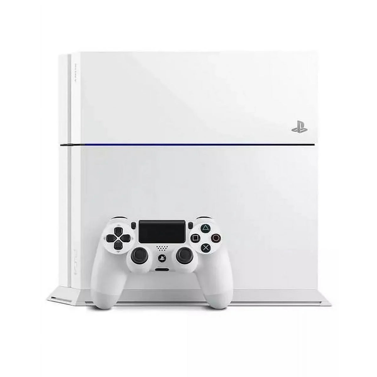 Sony PlayStation 4 500GB Gaming Console White  Cable with   Cleaning Kit Bundle Like New