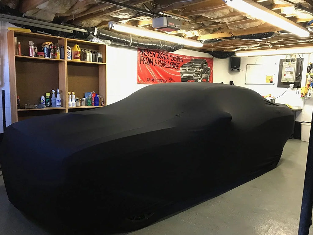 Indoor Car Cover Compatible with Jaguar  2021 - Black Satin - Ultra Soft Indoor Material - Guaranteed Keep Vehicle Looking Between Use - Includes Storage Bag