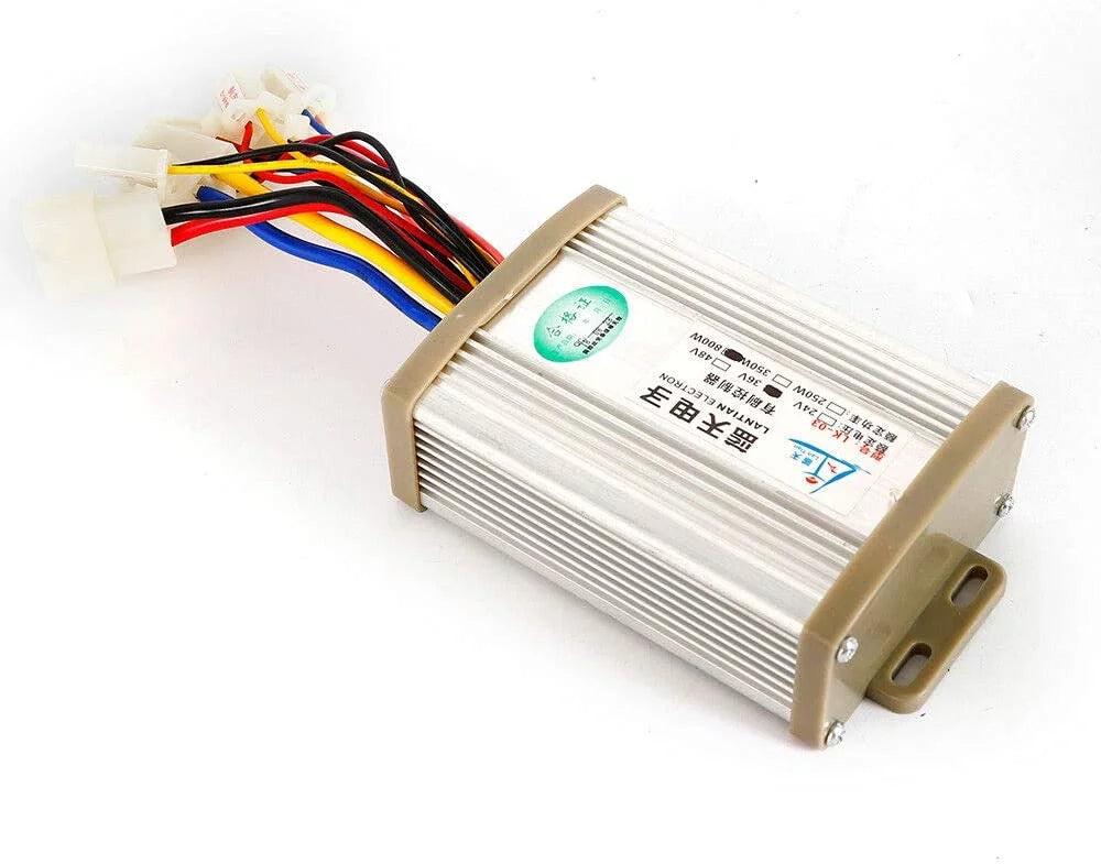 Electric Motor 800W 36V Electric Bike Scooter Motor Engine Unite Motor Brushed Speed Motor Controller Throttle Grip Kit for Trycicle Bicycle -Scooter Go Kart -Bike  Scooter Extreme Scooter