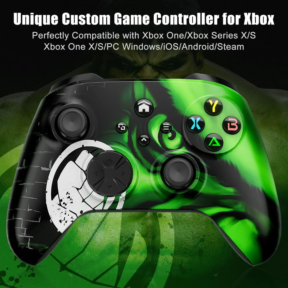 Bonadget Xbox One Wireless Controller, Compatible with Xbox one/Xbox One //Xbox Series //Android/iOS/ Gamepad Remote with Wifi/Macro Function/Turbo/3.5mm Audio Jack(Need to Upgrade)
