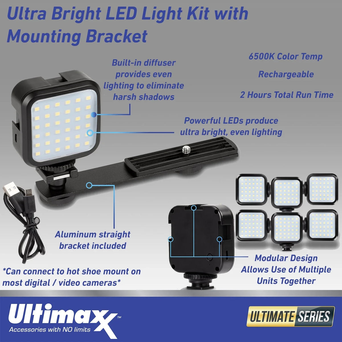 Ultimaxx Deluxe Canon   Mirrorless Camera w/ 15-45mm f/3.5-6.3   Lens Bundle - Includes: 64GB Ultra Memory Card, Digital Flash with Bracket & Much More