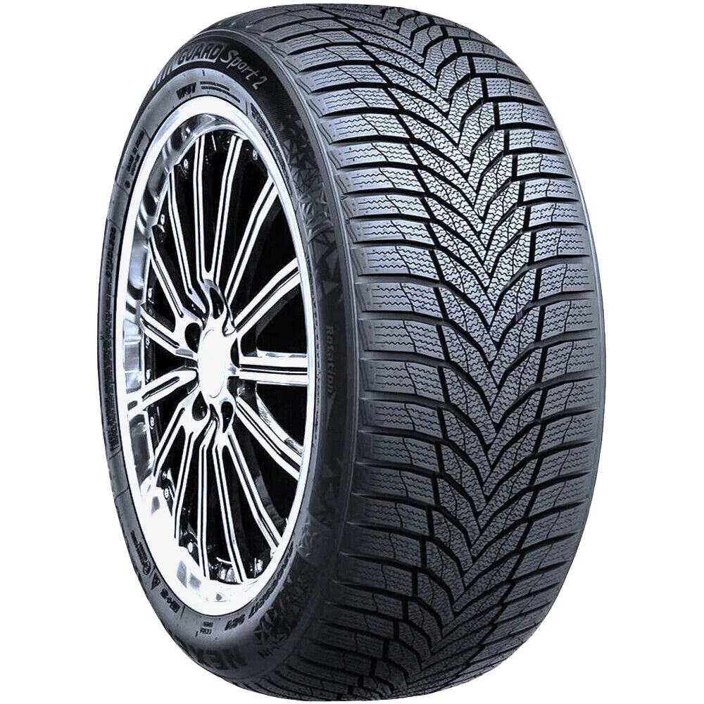 Set of 4 () Nexen Winguard Sport 2 255/40R19 100V  (Studless) Snow Winter Tires Fits: 2017 Volkswagen Tiguan Highline, 2016-18 Audi  Technik