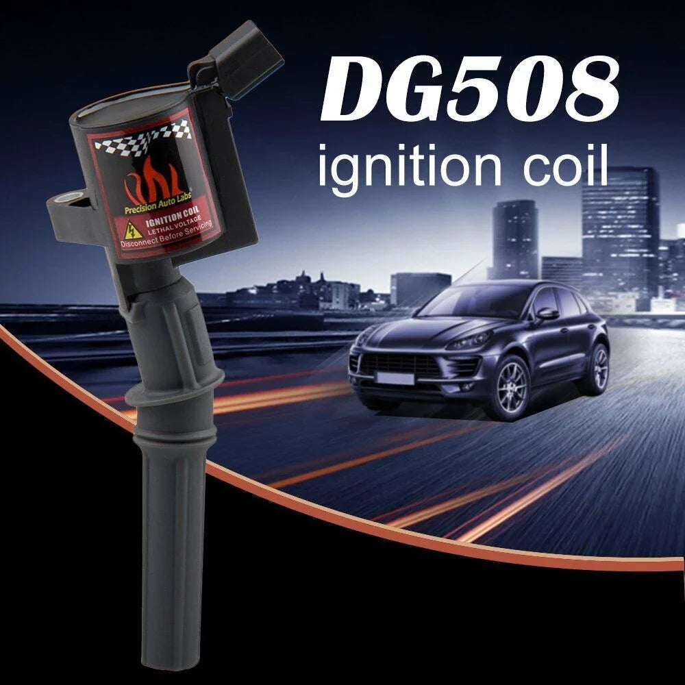 8 Black Ignition Coil     & Spark Plug  4477 Compatible with Ford -250  4.6L & 5.4L 2003 2004 2005 2006 2007 2008 2009 2010 2011 2012 2013 2014