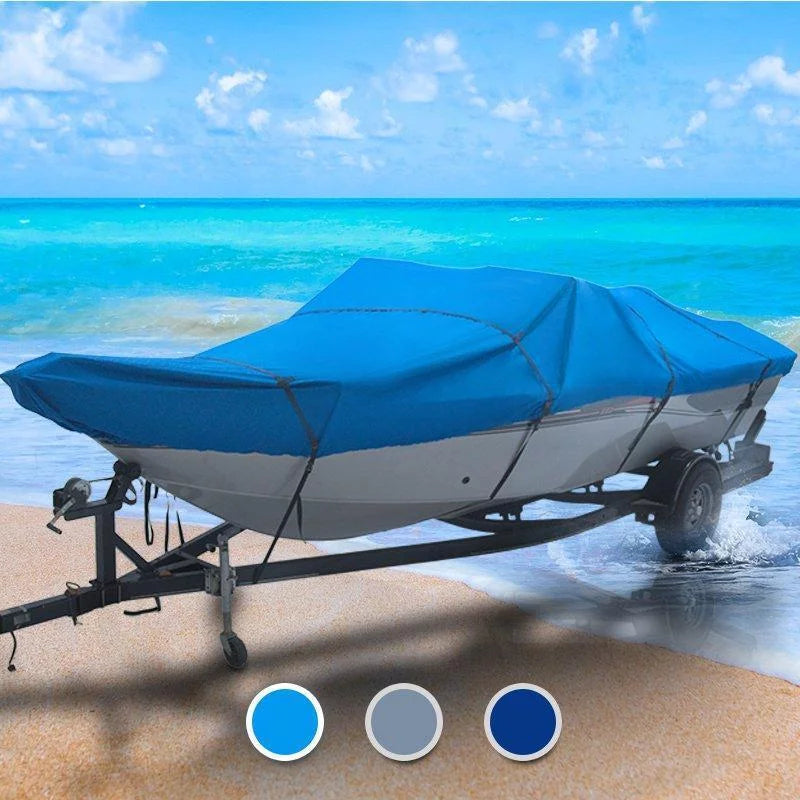 Semi-Custom Cuddy Cabin Boat 18'6" Length  92" Beam Width Seal Skin 1200 Boat Cover