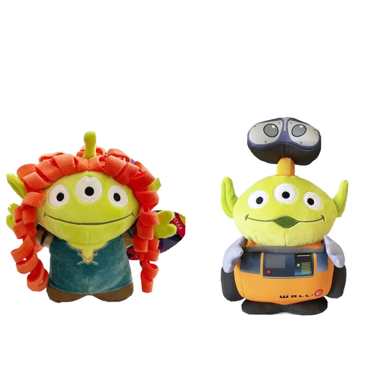Alien Remix Plush Brave Merida & Wall  8" Limited Release Plush Set