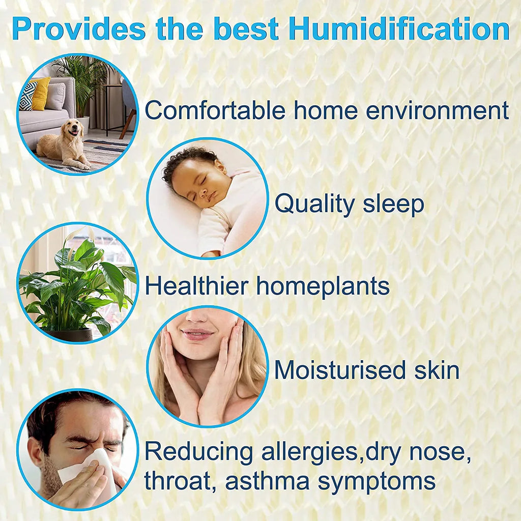4-Pack Humidifier Wick Filter for Bionaire , , , , , - Humidifiers
