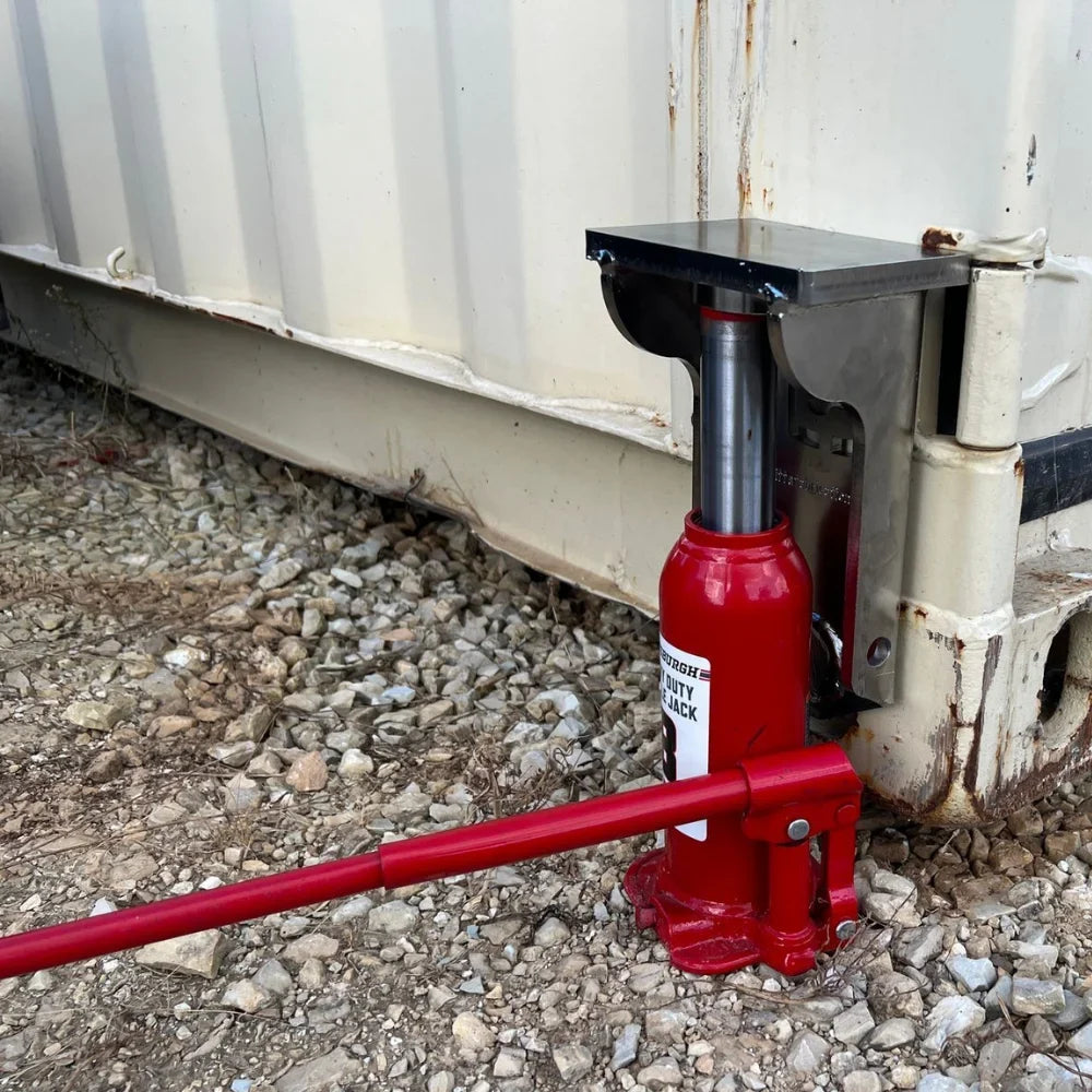 Container Nut  Wheels 6-Lug  Wheels Shipping Container Wheels + Trailer Tires + Shipping Container Jack Lug Combo, Made in , 5-Piece Bundle