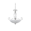 Designers Fountain 82831- 3 Light Del Amo Collection Hanging Bowl Pendant, Matte Pewter