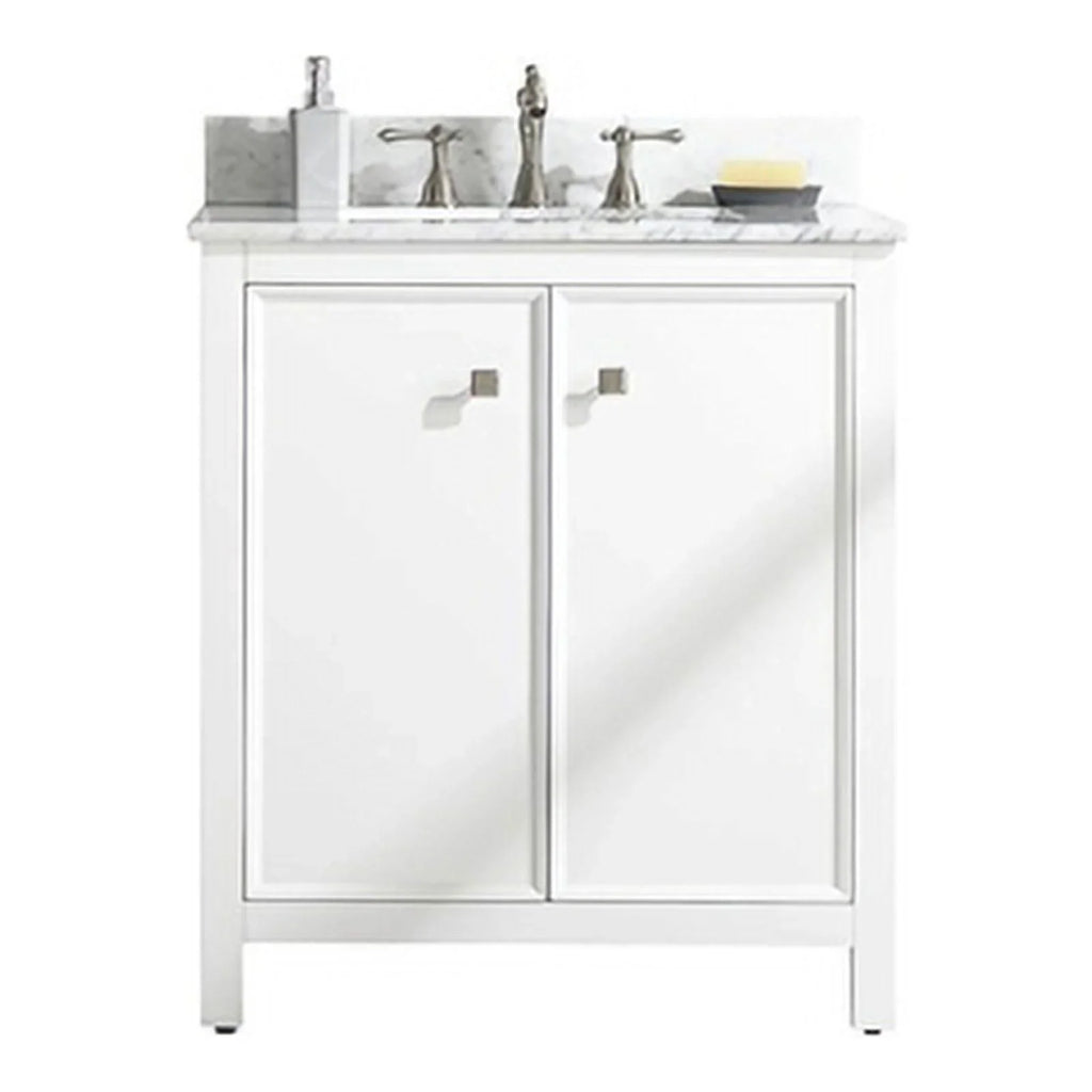 Legion Furniture 30" Contemporary /Veneer Wood Sink Vanity Cabinet - White