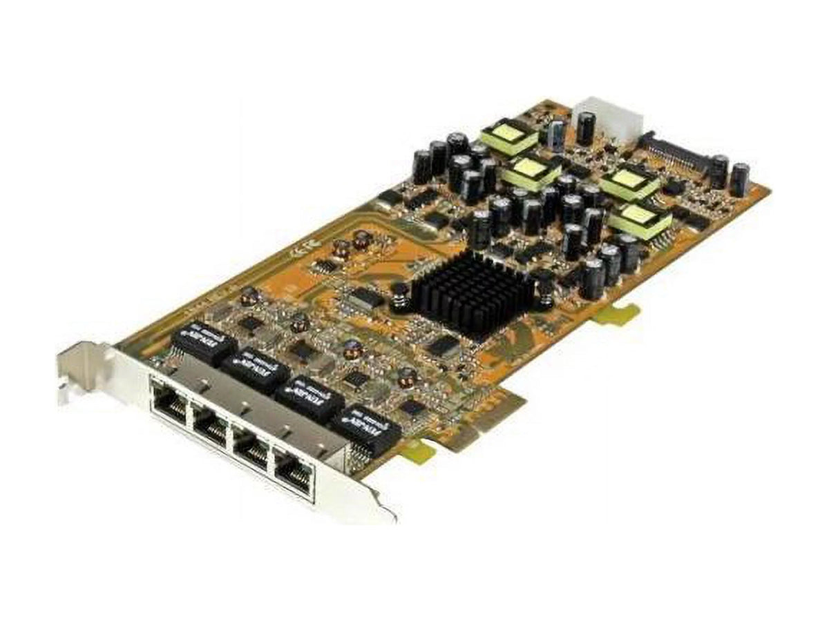 StarTech.com 4 Port Gigabit Power over Ethernet PCIe Network Card -  / PoE  Express