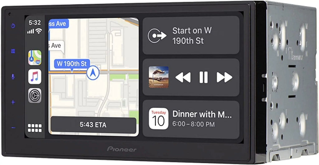 Pioneer -1770NEX 2- Car Stereo w/ Backup Camera, 1080p Dash Cam + SiriusXM Tuner Bundle. Apple CarPlay and Android Auto, Bluetooth, SiriusXM Ready, 13 Band , 6.8" Capacitive Touchscreen, No