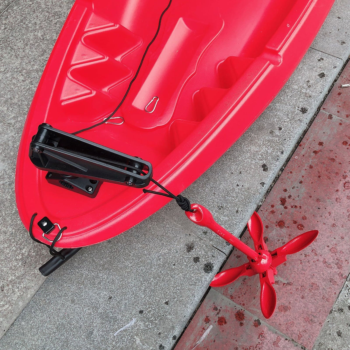 Portable Anchor Lock with Release System Side Deck Mount for Kayaks Canoe Small Boat Fishing