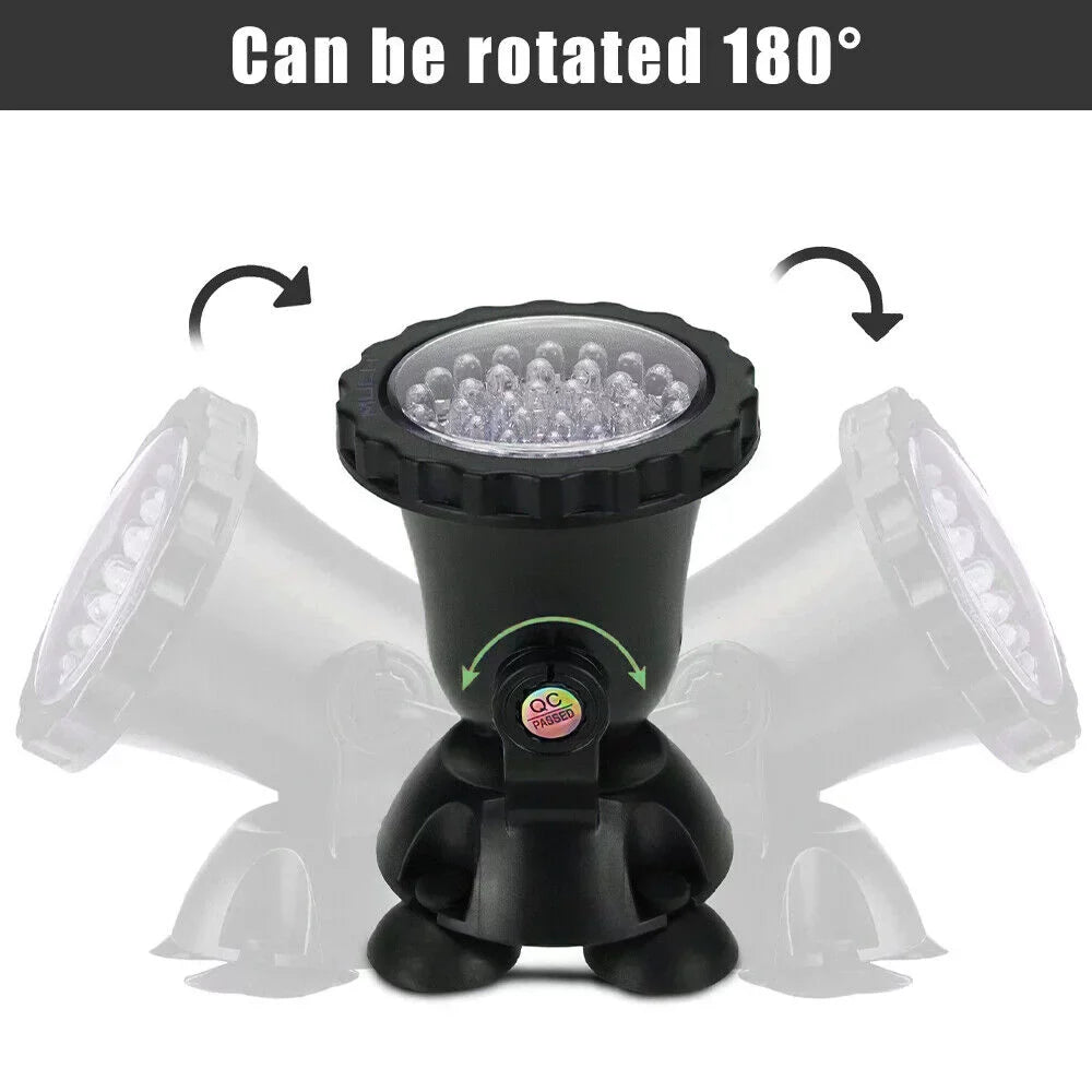 Pond Light, Submersible  Lights  Underwater Lights Color Changing Spotlight Outdoor Remote Control  Waterproof Fish Tank Lights Fountain Lights for Aquarium Tank Pool