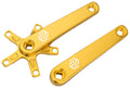 Promax -1 Crank Arm Set - 150mm, Square Taper  Spindle Interface, 110mm , Gold