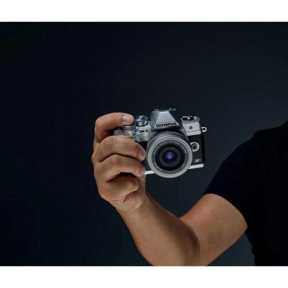 Olympus - - Mark  20.3 Megapixel Mirrorless Camera Body Only, Silver