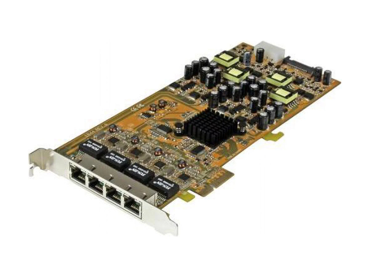 StarTech.com 4 Port Gigabit Power over Ethernet PCIe Network Card -  / PoE  Express