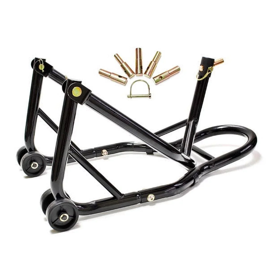 Motorcycle Front+Rear Headlift Dual Lift Stand Compatible with Buell //Lightning/Thunderbolt