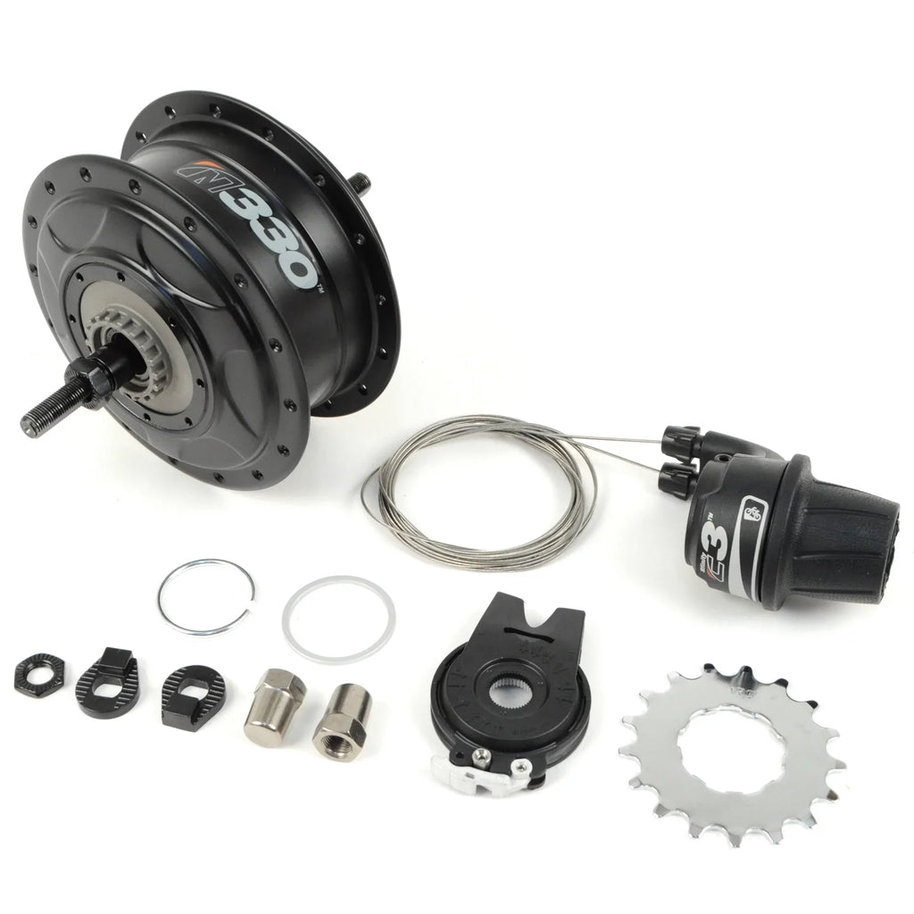 NuVinci   Internal Gear Bicycle Rear Hub Black 32h Roller Brake // New