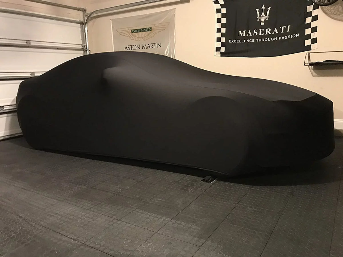 Indoor Car Cover Compatible with Jaguar  2021 - Black Satin - Ultra Soft Indoor Material - Guaranteed Keep Vehicle Looking Between Use - Includes Storage Bag