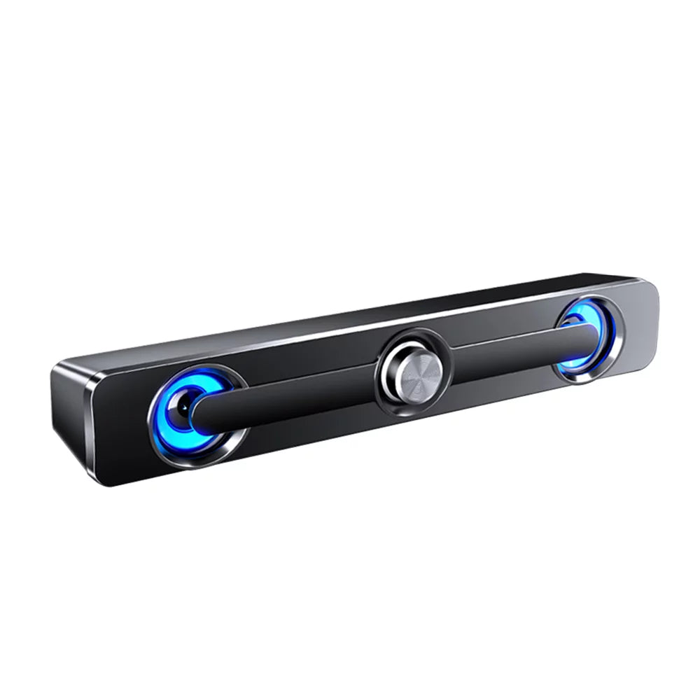 '-111 Computer Speaker  Wired Powerful  Bar Stereo Subwoofer Bass Speaker Surround Sound Box for  Laptop Phone Tablet