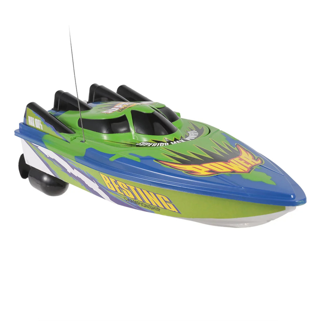 Carevas  Boat High Speed Boat controlled motor watercraft, 20kmh remote controlled gifts for and beginner, remote controlled watercraft for lakes and pools