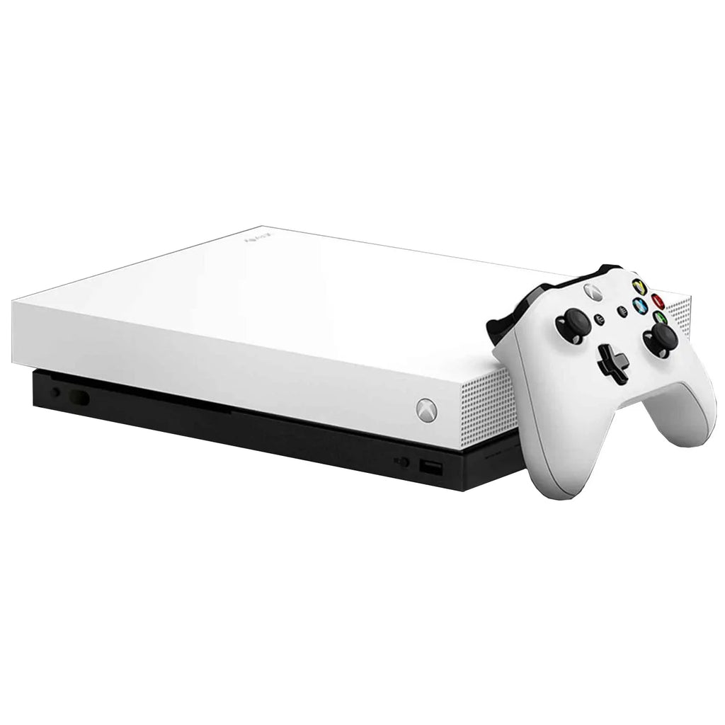 Microsoft Xbox One  1TB Gaming Console White with 2 Controller Included   Bundle Like New