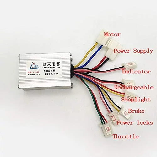 Electric Motor 800W 36V Electric Bike Scooter Motor Engine Unite Motor Brushed Speed Motor Controller Throttle Grip Kit for Trycicle Bicycle -Scooter Go Kart -Bike  Scooter Extreme Scooter