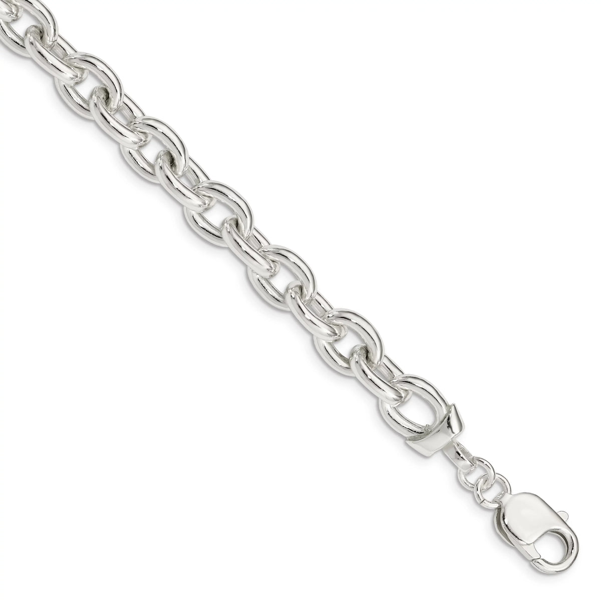 Sterling Silver Fancy Link Bracelet