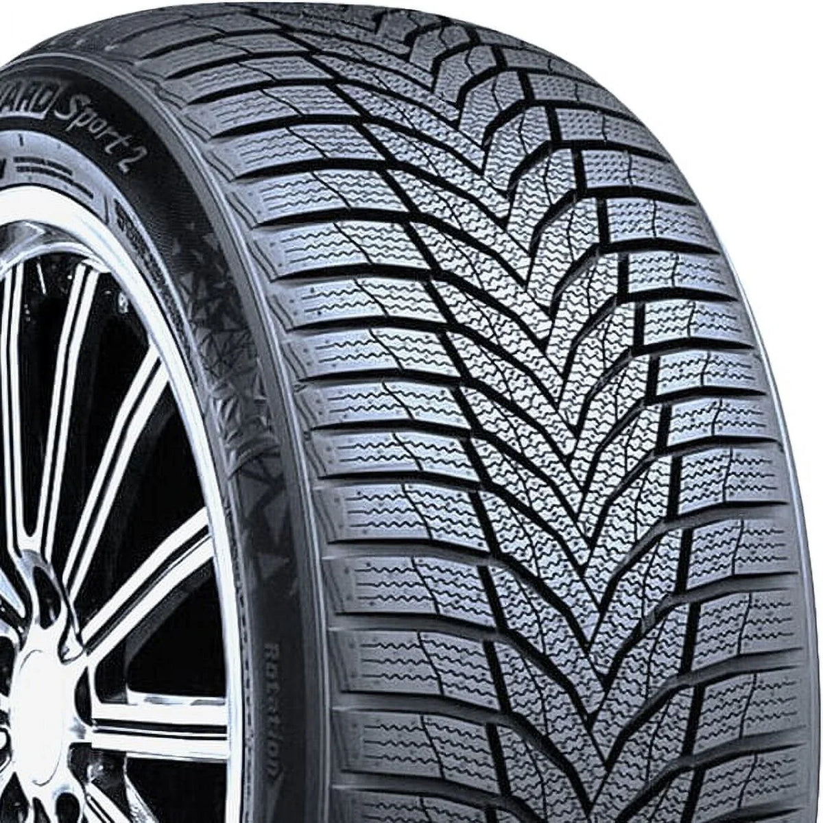 Set of 4 () Nexen Winguard Sport 2 255/40R19 100V  (Studless) Snow Winter Tires Fits: 2017 Volkswagen Tiguan Highline, 2016-18 Audi  Technik