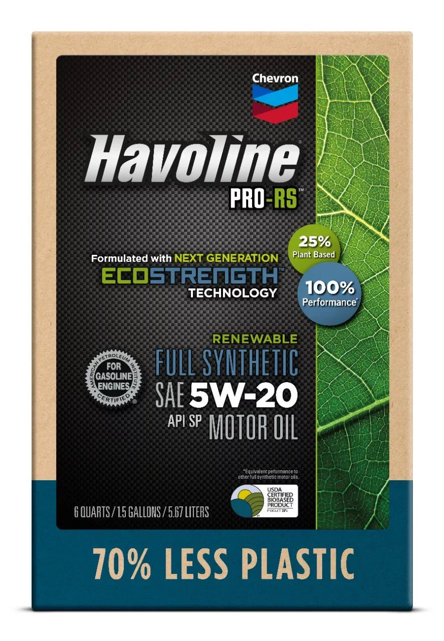 Havoline - Renewable Synthetic Motor Oil 5W-20, 6Q Smart Change Box