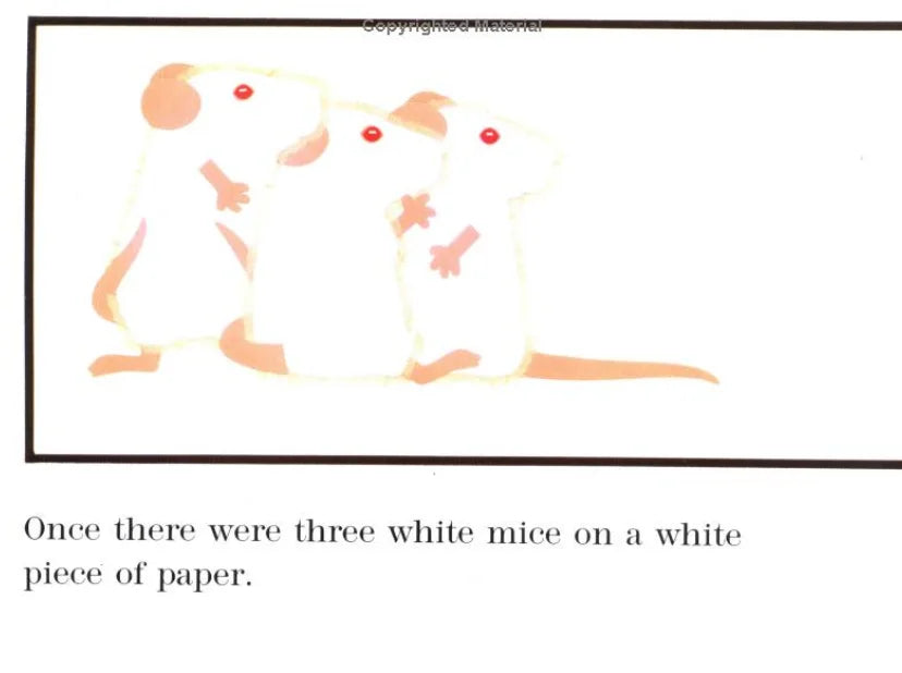 Mouse Paint, Mouse Count, Mouse Shapes by  Ellen Stoll Walsh (Hardprotective Collection) learn about colors, color mixing, 123s and shapes with three mice and the animals that chase them!