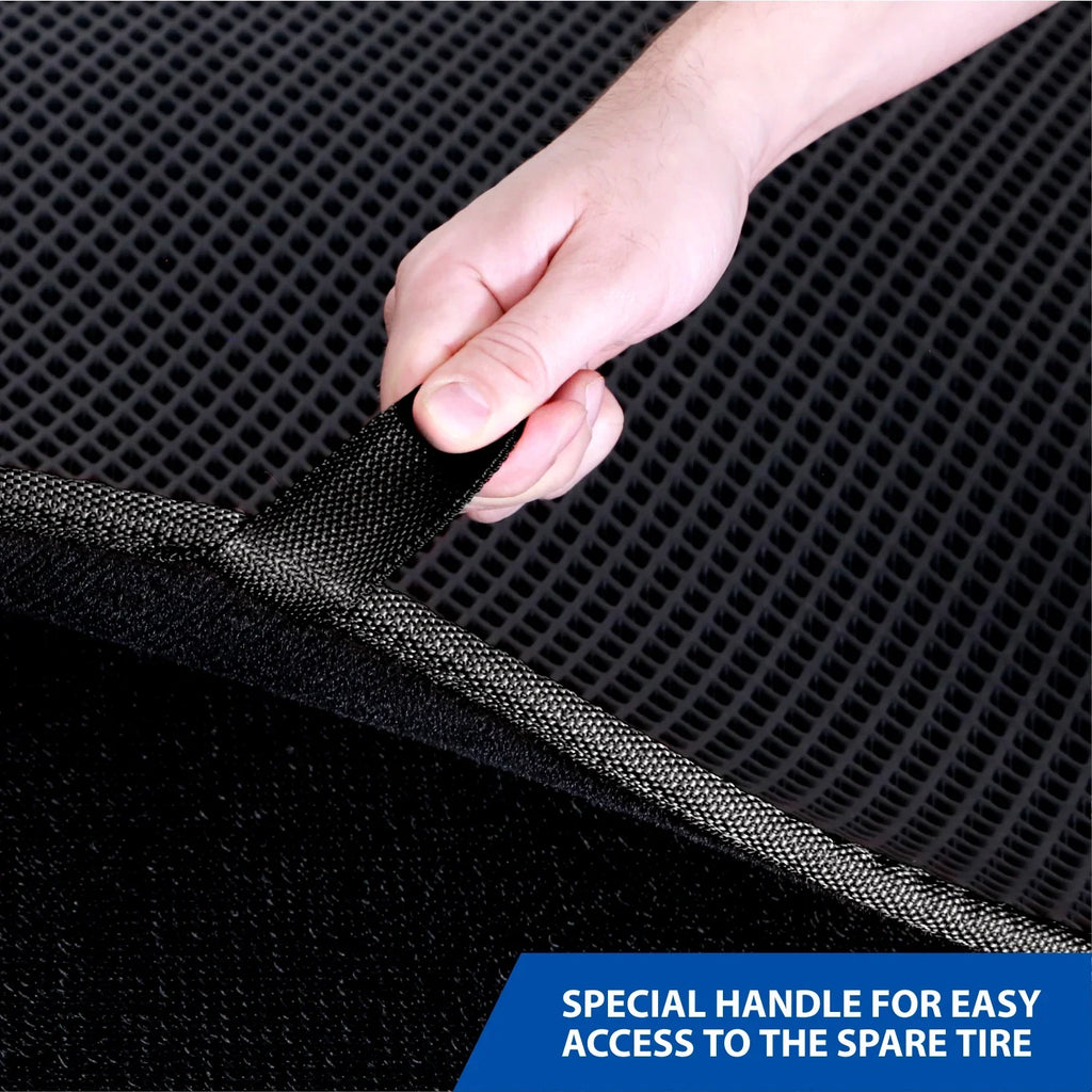 Goodyear Custom Fit Cargo Mat Liner for Toyota Camry 2018-2024 - Heavy Duty Trunk Liner, Diamond Shape, Luggage with Waterproof, Liquid & Dirt Trapping Technology - Anti-Slip Cargo Liner -