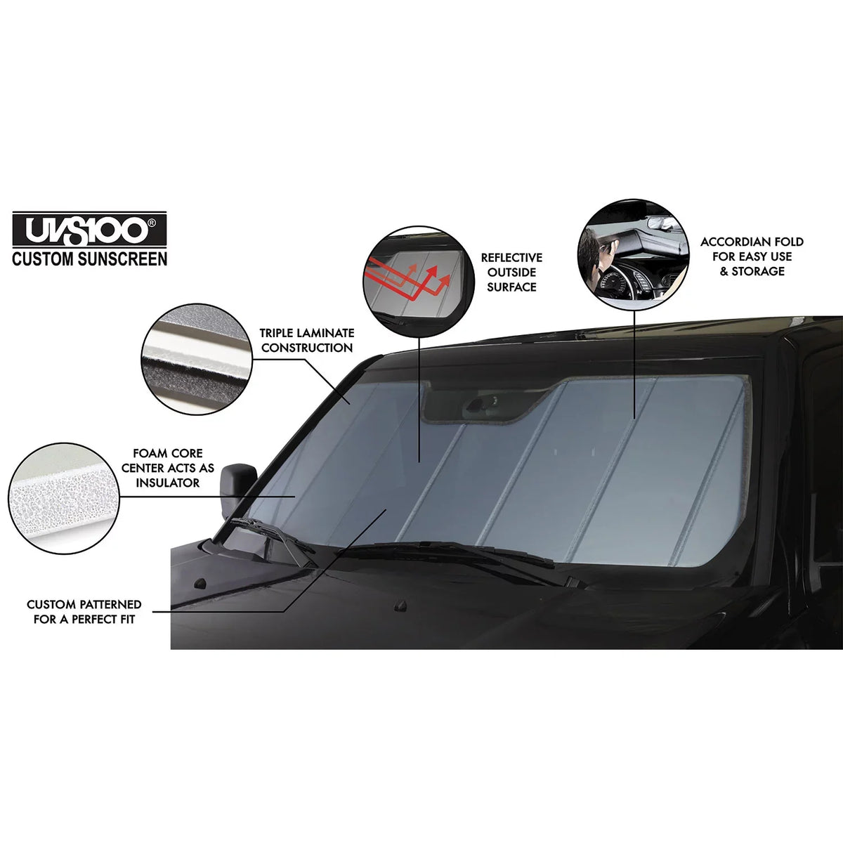Covercraft  Custom Sunscreen for 2017-2020 Audi , 2017-2023  Quattro, 2017-2023  allroad, 2018-2023  |  | Blue Metallic