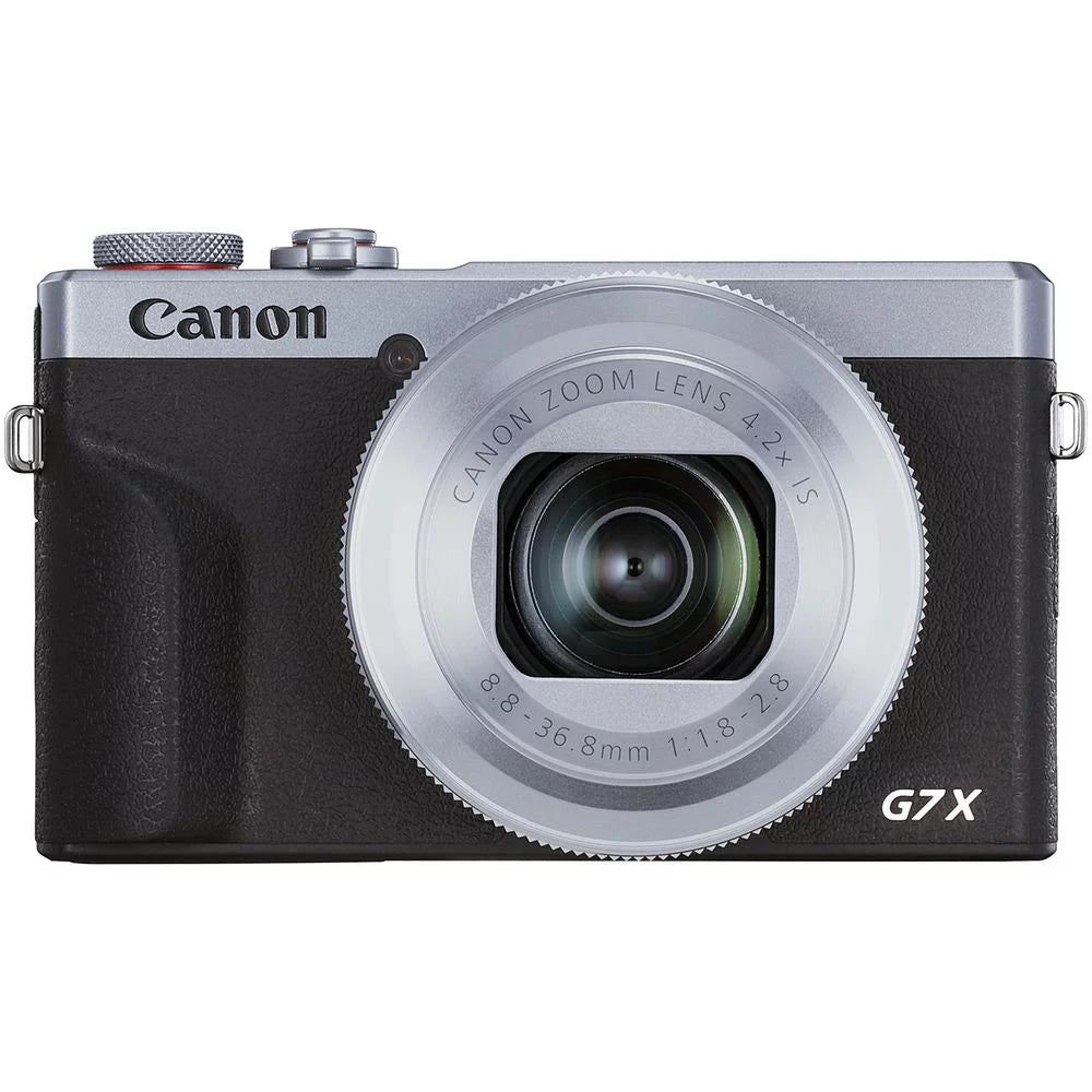 Canon PowerShot   Mark  Digital Camera (Silver) + Spider Tripod + 1 Yr Warranty - 64GB
