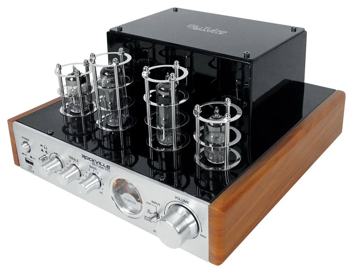 Rockville BluTube  Bluetooth Tube Amplifier/Home Receiver + (2) Tower Speakers