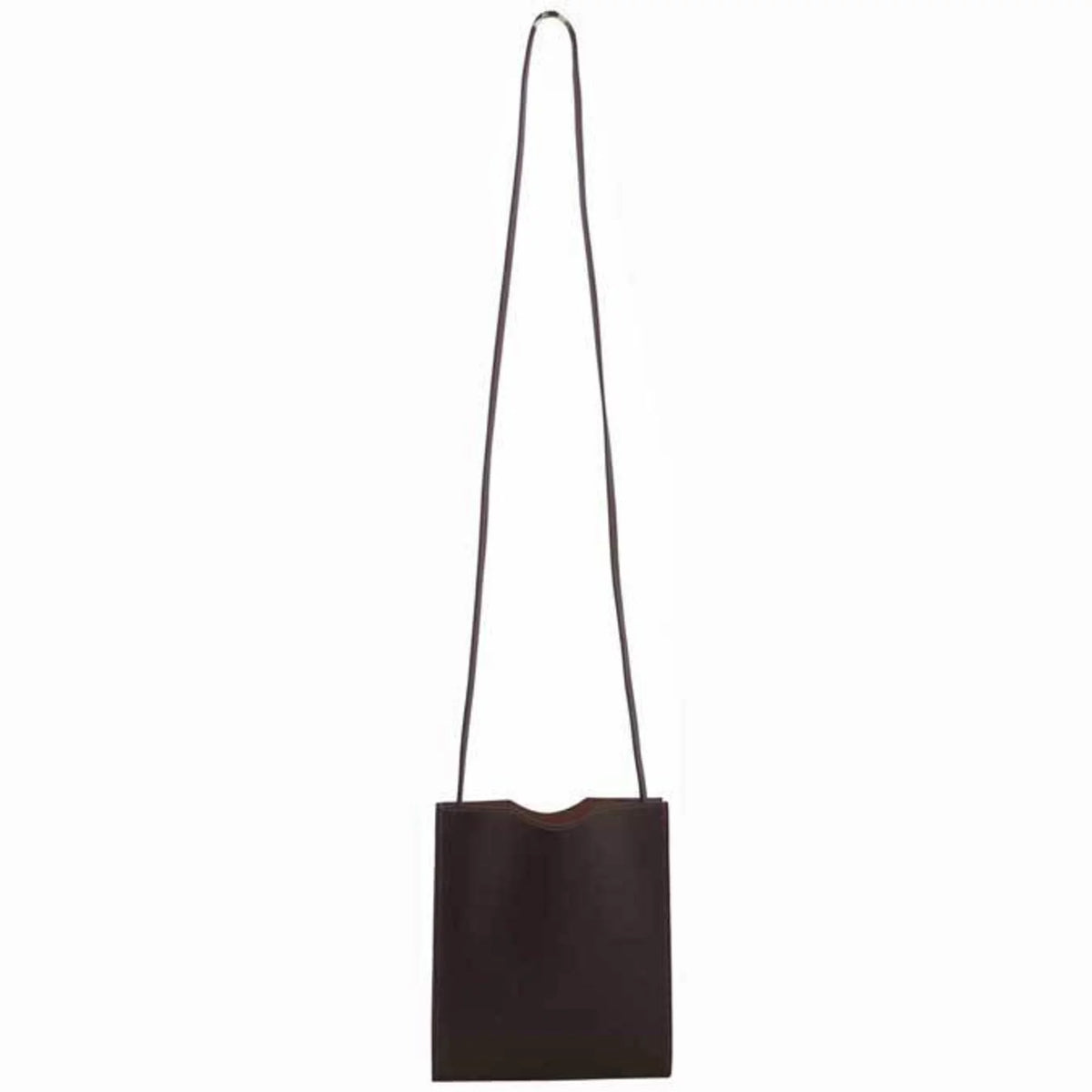 Pre-Owned Hermes  Bag Onimeto Brown Leather Shoulder Women's Men's (Good)