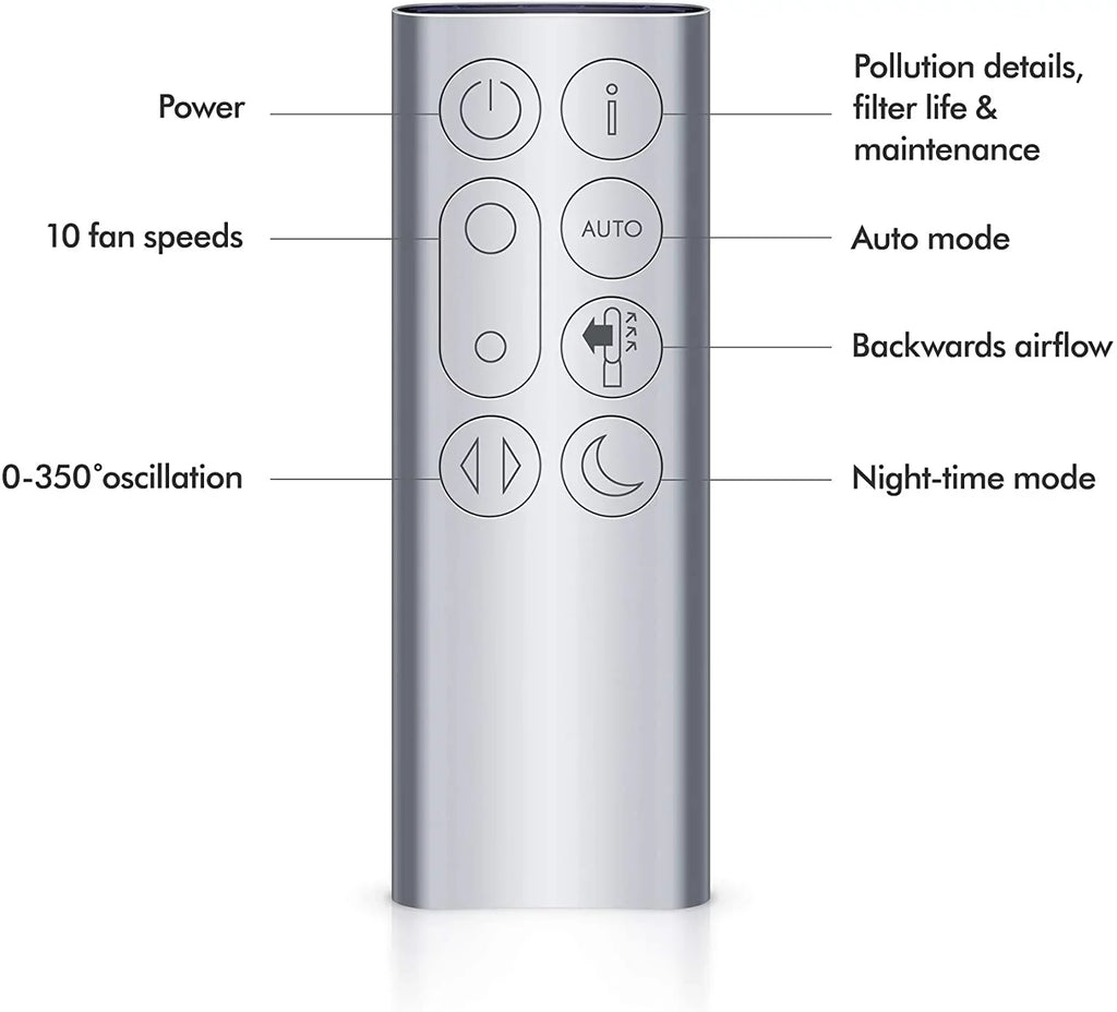 Dyson  Pure Cool  Air Purifier and Tower Fan - Nickel - Refurbished