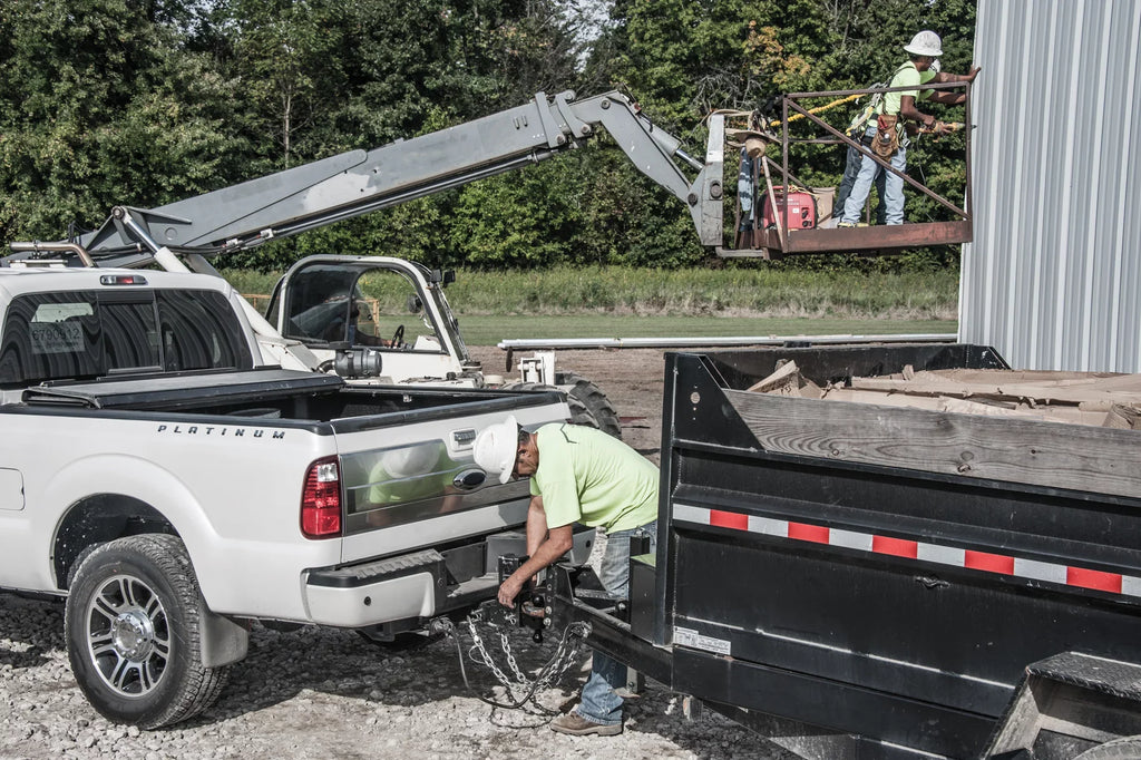 '- -1714 - Adjustable 9" Drop Hitch with -0161 Dual-Ball for 3" Receiver - 32,000  Towing Capacity - 3,500  Tongue Weight