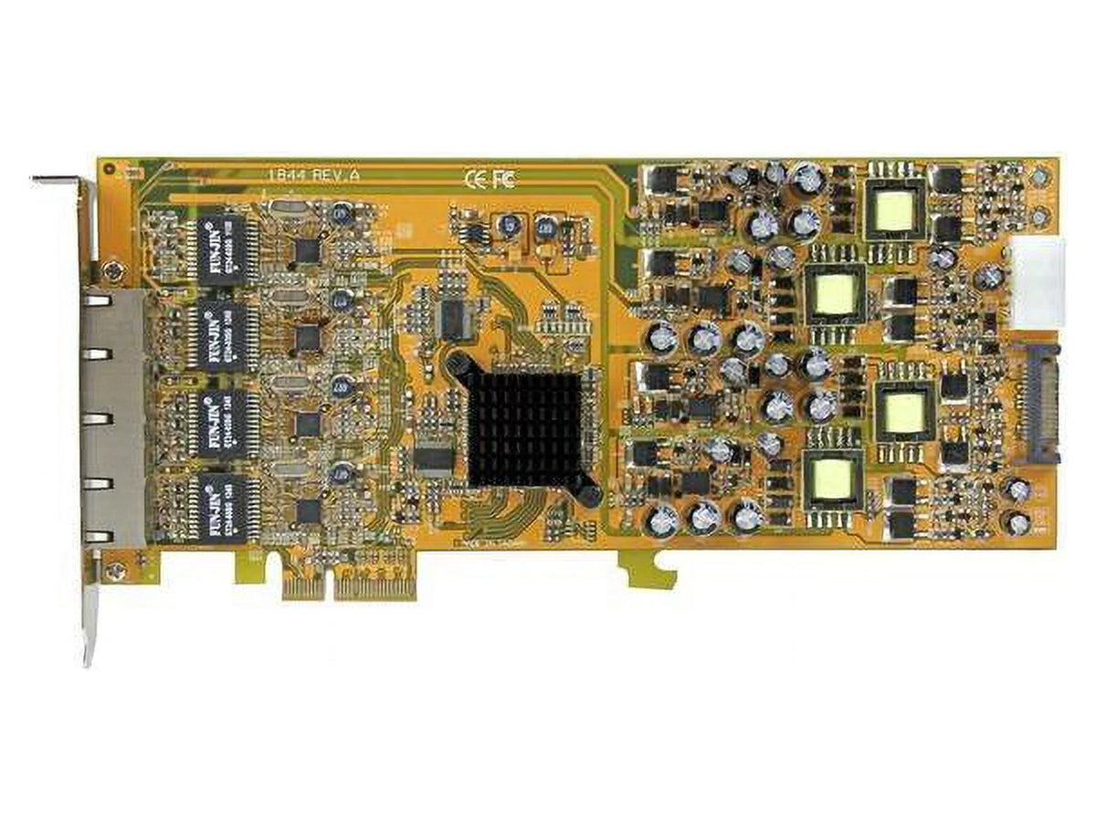 StarTech.com 4 Port Gigabit Power over Ethernet PCIe Network Card -  / PoE  Express