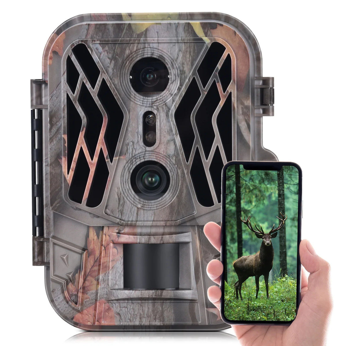 Pristin Camcorder,Farm Security Camera No Vision Camera Lens Camera 36MP Dual Lens Camera Motion Camera 36MP 4K Motion Mode  36MP Camera 1080P Camera 1080P Motion Camera 2.4"  Cousopo