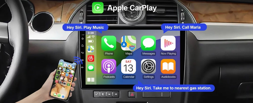 2+32G Aumume 10.1 inches Android 10 Double Din Car Stereo for Chevrolet//Buick  Touchscreen Screen Car Radio with Carplay & Android Auto Support Backup Camera  Navi