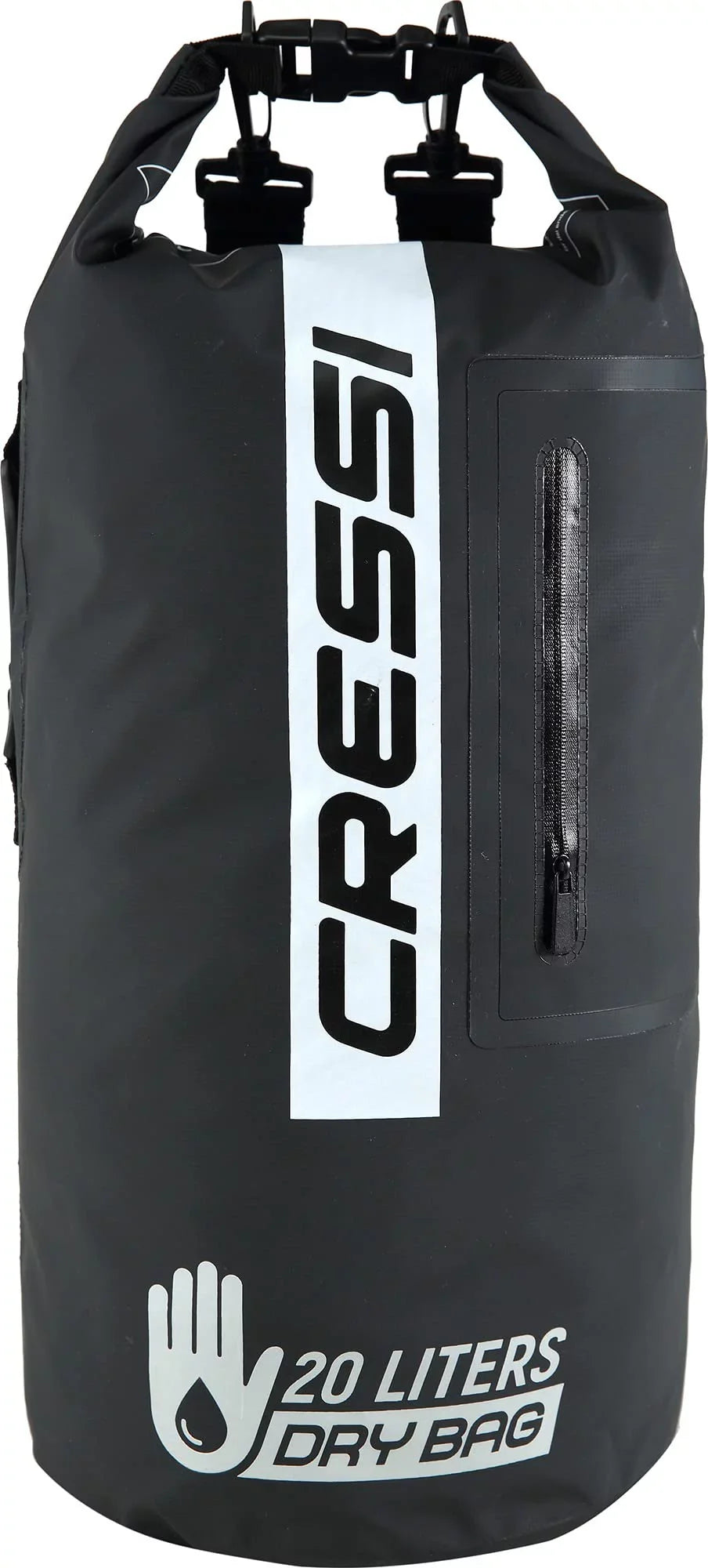 Cressi  Premium Dry Bag, Black/Black, 20  (Black/Black, 20 )
