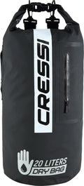 Cressi  Premium Dry Bag, Black/Black, 20  (Black/Black, 20 )