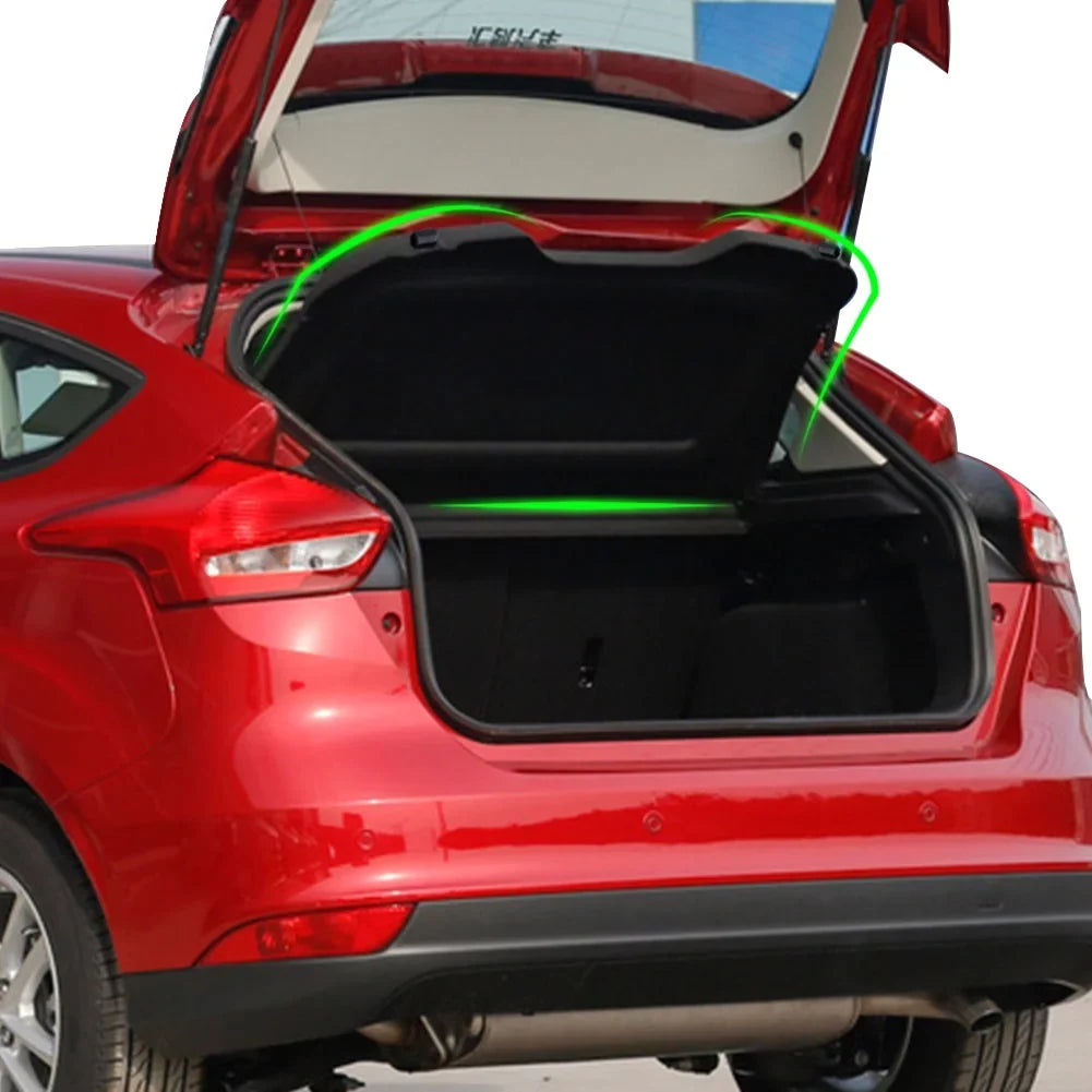 Fit Ford Focus 2012 2013 2014 2015 2016 2017 2018 Cargo Cover for Ford Focus 2012-2018 Hatchback Sedan Accessory Black Non-retractable Rear Trunk Parcle Shelf Board Shield Cover