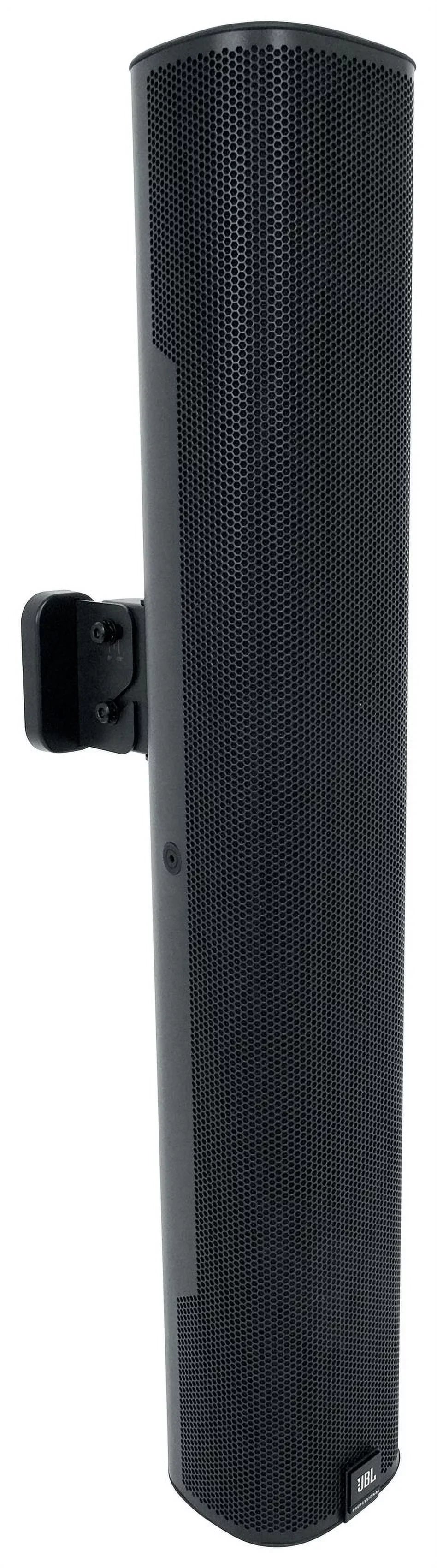 (12)  - 24" Black 70V Commercial Column Wall Mount Array Speakers+Amp