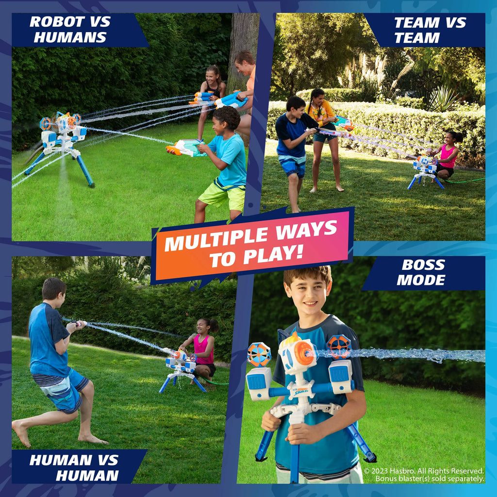 Super Soaker RoboBlaster by WowWee – Automatic Soaker Blasting Machine Drenches You in Water
