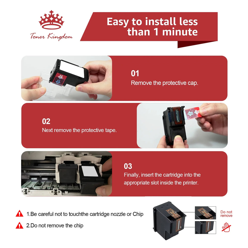 Toner Kingdom  275  Ink Cartridges Replacement for Canon Ink 275 for Canon Printers       (2 Black)