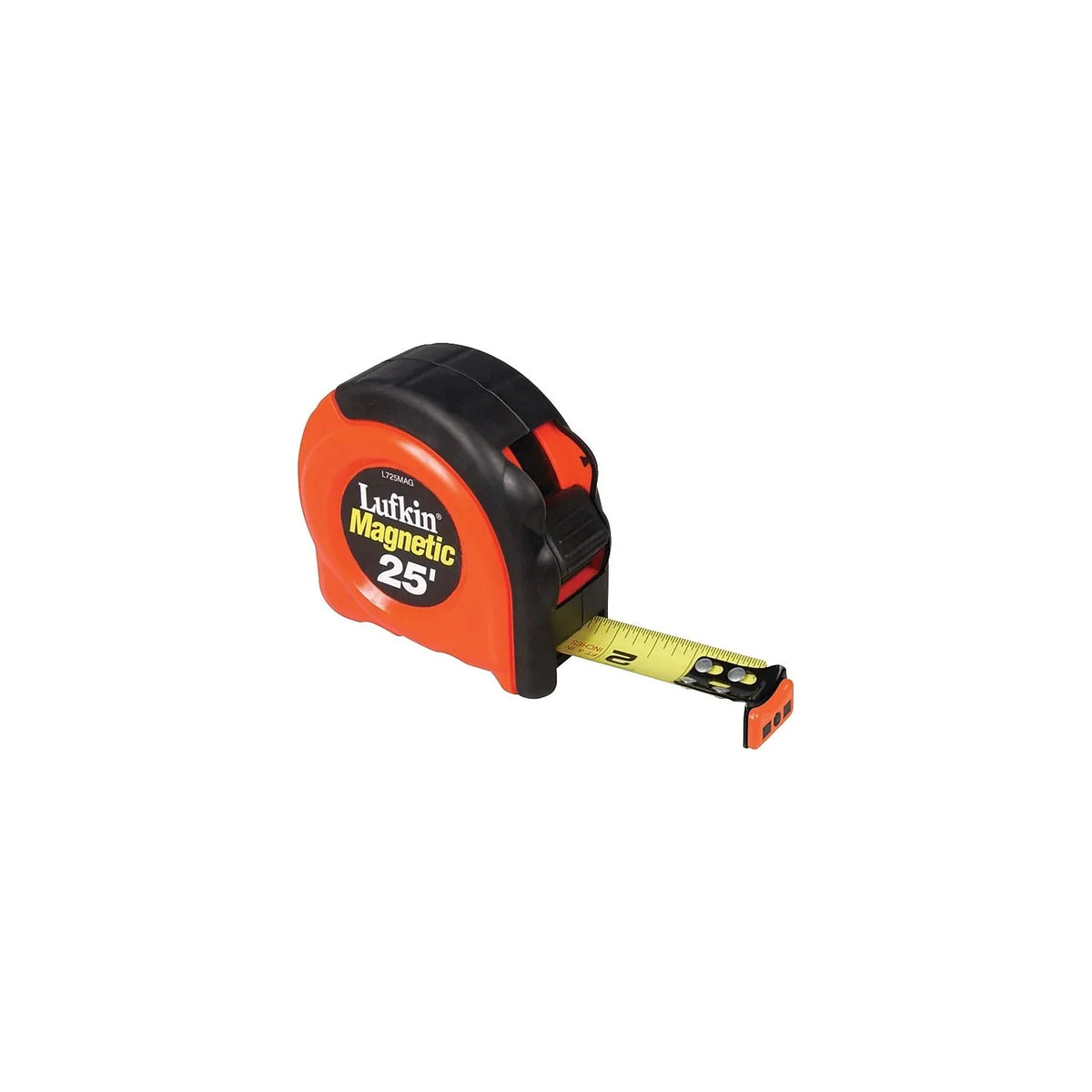 Cresent Lufkin  Tape Measure 25 ft  x 1 in  Blade Steel Blade Orange