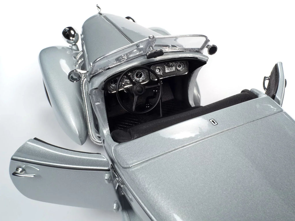 1935 Auburn 851 Speedster Haze Gray 1/18 Diecast Model Car by Auto World