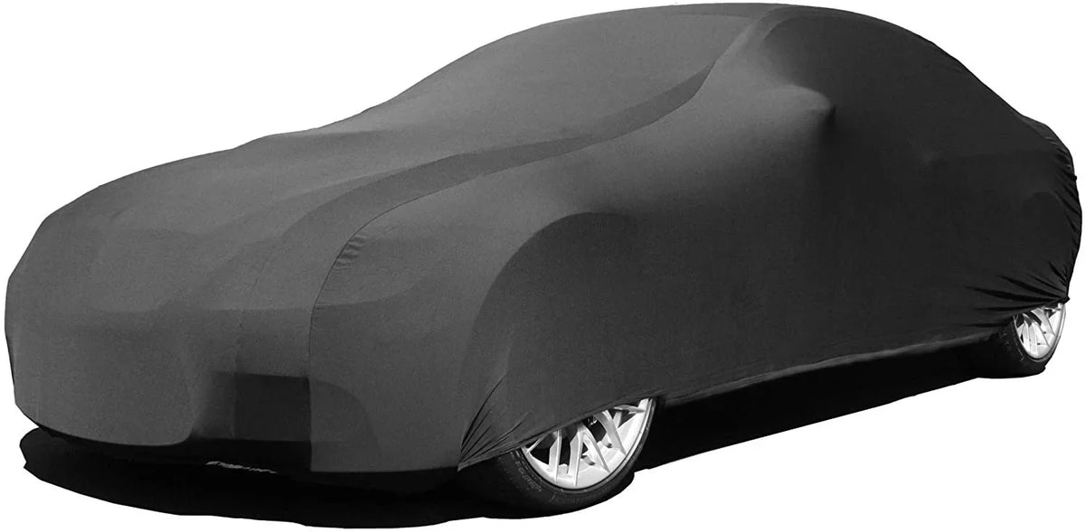 Indoor Car Cover Compatible with Jaguar  2021 - Black Satin - Ultra Soft Indoor Material - Guaranteed Keep Vehicle Looking Between Use - Includes Storage Bag